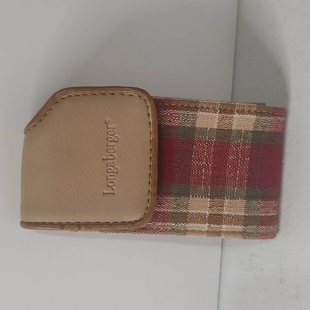 Longaberger Phone Case In Orchard Park Plaid Fabric